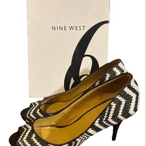 Nine West Zigzag Patterned Heels